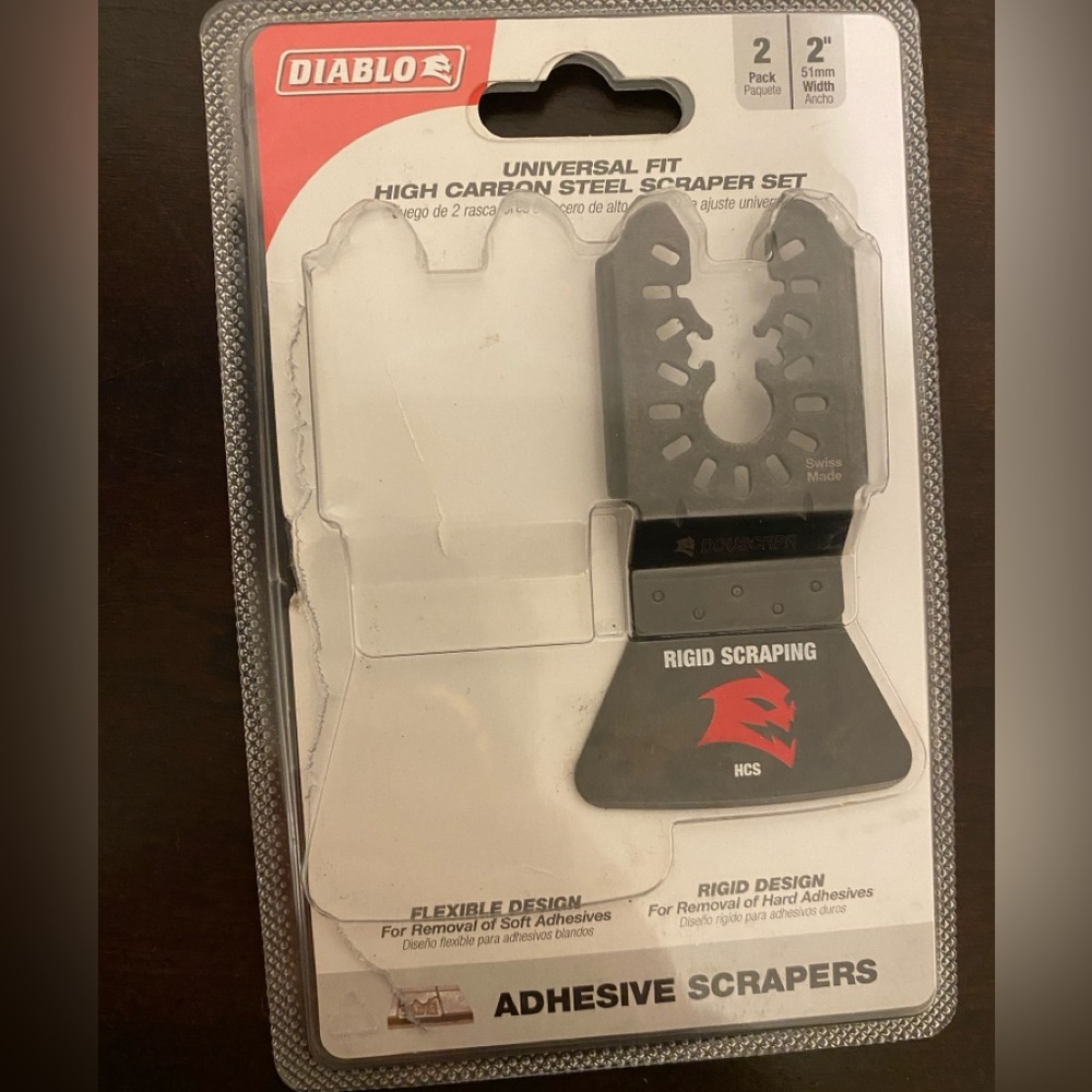 Universal Fit High Carbon Steel Scraper- single- new